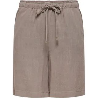 Only ONLSIESTA MW PULL-UP LIN BL Shorts Braun XS