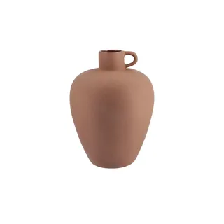 Vase  Krug , braun , Terracotta , Maße (cm): H: 33  Ø: 24