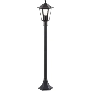 Brilliant Außenstandleuchte Glas Metall 100,0 cm 1x E27 schwarz