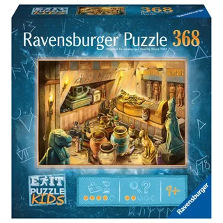 Ravensburger EXIT Puzzle Kids - 13360 Im Alten Ägypten - 368 Teile Puzzle für Kinder ab 9 Jahren, Kinderpuzzle