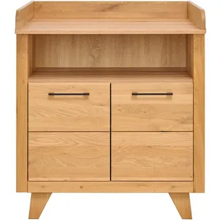 Jimmylee Wickelkommode Berta, Eiche, Holz, Eiche, Hartholz, 91x87x90 cm, Babymöbel, Wickelkommoden & Zubehör, Wickelkommoden