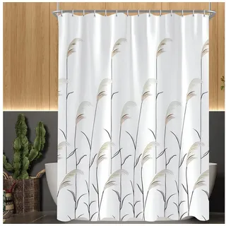 luxuskollektion Duschvorhang Weizenohr 200 x 200 cm Antischimmel, wasserabweisend