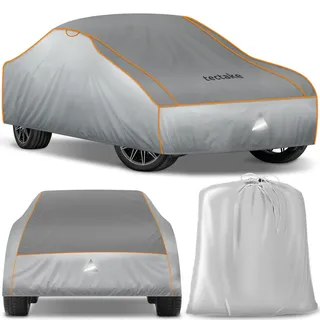 Tectake tectake® Autoplane, wasserdicht und atmungsaktiv, mit 4 mm Schaumstoffschicht, 3 längenverstellbare Spanngurte, inklusive Aufbewahrungstasche