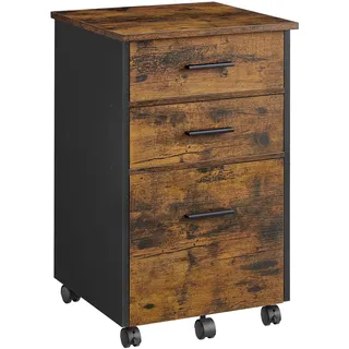 VASAGLE Aktenschrank 40 x 40 x 60 cm braun