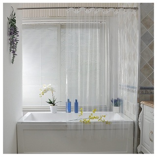 FANIVIN PEVA Badaccessoires Duschvorhang Curtain Hotel Bath Bathroom Shower Curtain Einfache Transparent 120cm*Hoch200cm