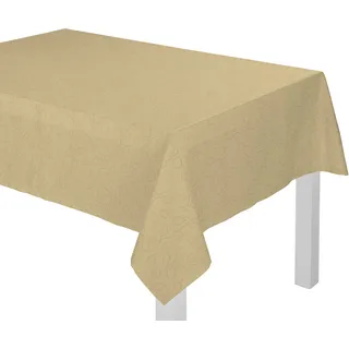 Tischdecke WIRTH "Westport" Tischdecken Gr. B/L: 120 cm x 120 cm, 1 St., quadratisch, beige Tischdecken Made in Germany, Jacquard Dekostoff, Blatt-Design, Pflegeleicht