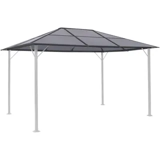 Konifera Pavillon-Ersatzdach 300 x 400 cm Grau/Transparent