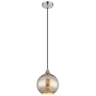 GLOBO Lourdes 1-flg. Ø 25 cm Landhaus weiß
