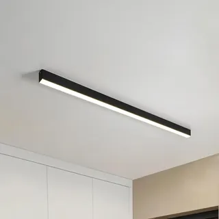 YFMYY Lineare Deckenleuchte, Moderne minimalistische Deckenleuchte, Lange LED-Deckenleuchte, 3-Farben-Temperatur-Deckenleuchte für Esszimmer, Wohnzimmer, Küche