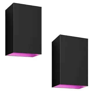 Philips Resonate Outdoor Wandleuchte schwarz 2 St.