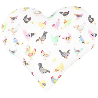 Esposa Zierkissen Happy Easter, Mehrfarbig, Textil, Ostern, Füllung: Polyester, 30x32 cm, Oeko-Tex® Standard 100, Wohntextilien, Kissen, Dekokissen