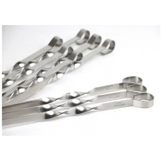 olymp handels gmbh Schaschlikspieße 50 cm Silber