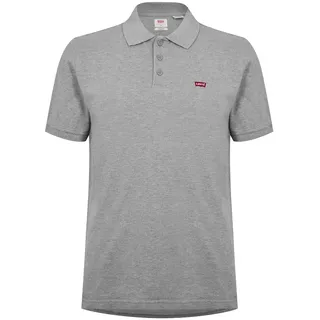 Levi's Poloshirt Housemark Polo mit dezentem Logo in Grau-XL