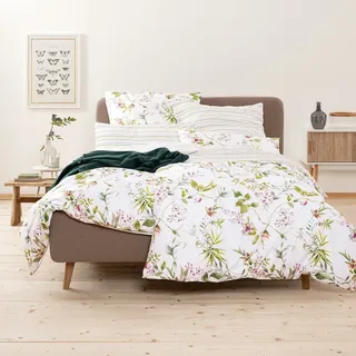 Estella Tilda Floral Satin Bunt 155 x 220 cm + 80 x 80 cm