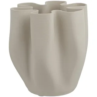 Butlers Vase, Weiß, Keramik, 22 cm, Dekoration, Vasen, Keramikvasen