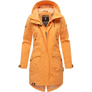 Navahoo Damen Übergangsjacke leichte Jacke mit Kapuze Pfefferschote Apricot Sorbet Gr. XS - XS