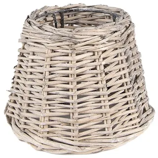 Clayre & Eef Lampenschirm Ø 20x15 cm Braun Rattan
