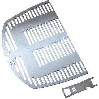 deingrillrost.de/Grillrost 1/2 + Heber f. Weber Q300 3000 320 340 UVM. Edelstahl Rost VA 4 mm EE Weber