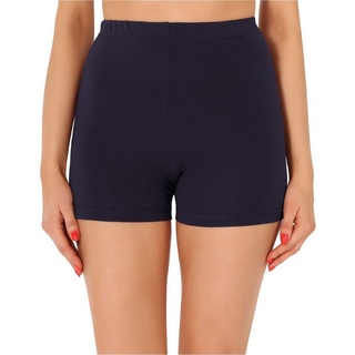Merry Style Leggings Damen Shorts Radlerhose Unterhose kurze Hose Boxershorts MS10-358 (1-tlg) aus Baumwolle blau