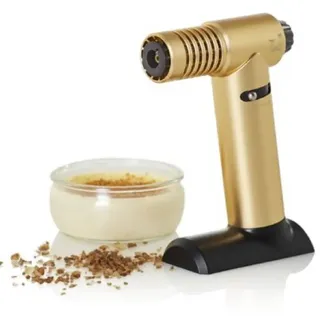 Brulée Flambierbrenner – Gold, einstellbare Flamme für Desserts & Küche
