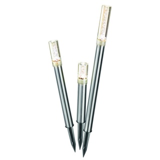 esotec LED Solarleuchte Solar Designleuchten TrioSticks Lichtfarbe 2800K warmweiß