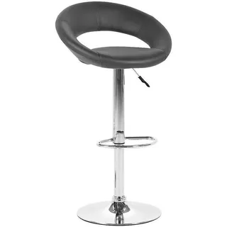 Actona Barhocker 56 x 82-103 x 50 cm Schwarz