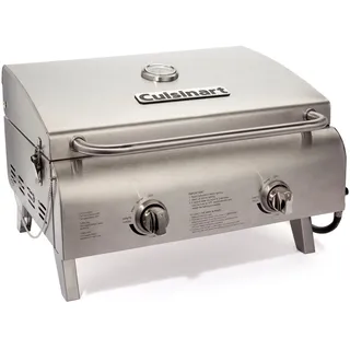 Cuisinart CGG Gasgrill Professioneller Gasgrill, Zwei Flammen, Edelstahl 21.5 x 17 x 13.5 inches ; 22 pounds Professional Gas Grill, Two-Burner, Stainless Steel