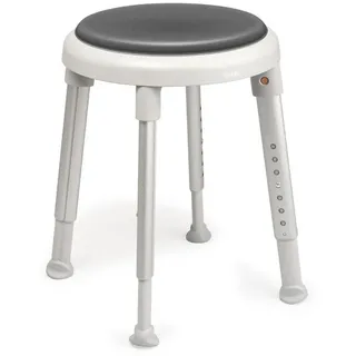 ETAC Easy Duschhocker mit Drehsitz grau