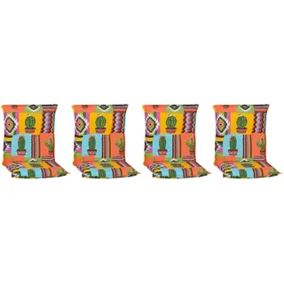 BEO Sitzauflage 98 x 46 x 8 cm bunt 4-tlg.