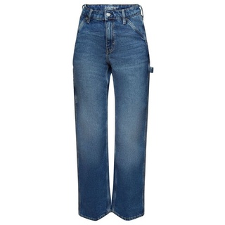 Esprit Straight-Jeans Carpenter-Retro-Jeans: gerade Passform, hoher Bund blau 32/34