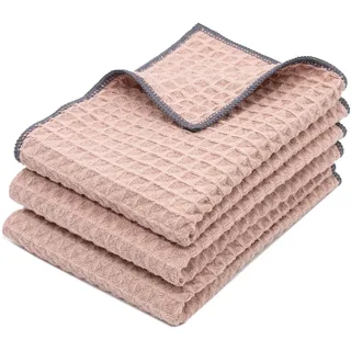 ZOLLNER Spezial-Mikrofasertuch 3-tgl. 80% Polyester (Recycled), 20% Polyamid, 40x60 cm, Rosa