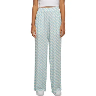 Urban Classics Damen Hose Ladies Viscose Resort Pants, Weite Hose für Frauen, Extra Lang, erhältlich, Größen XS-5XL - L