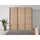 203 x 229 x 68 cm Beige/Braun