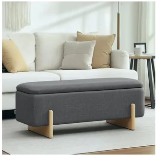 Homcom Sitzbank Dunkelgrau 111 x 44 x 44,5 cm