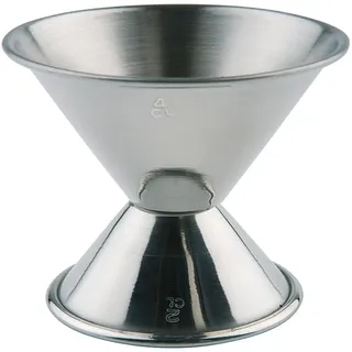 APS 93116 Messbecher, Edelstahl, 2/4 cl