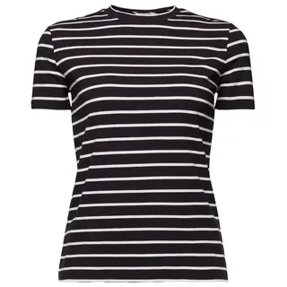 Esprit T-Shirt Gestreiftes Top mit Rundhalsausschnitt (1-tlg) schwarz XSEsprit