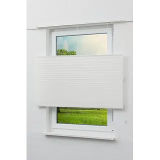 LYSEL® Plissee waben up&down, blickdicht, HxB 130x100cm weiß 100 cm x 130 cm