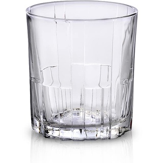 Duralex 1081AB06A0111 Jazz Whiskyglas, 210ml, Glas, transparent, 6 Stück