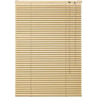 WR-Design Alu Jalousie beige - Breite 50 bis 240 cm - Höhe 130/160 / 220 cm - Tür Fenster Rollo Jalousette Aluminium Fensterjalousie Lamellen Metall (60 x 220 cm)