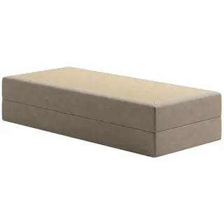 home collective Boxspringbett 90 x 200 cm H2 Beige