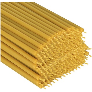 Nklaus 780g. Bienenwachs Altarkerzen Kirchenqualität dünne Kerzen Ritualkerzen - Bienenwachskerzen Gelb (ca. 200 Stück) 36261
