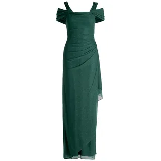 Vera Mont Abendkleid Glitzer-Look Grün 36