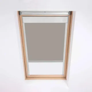 Dachfensterrollos für Fakro Dachfenster, Verdunkelungsrollo, Fenstercode - Hellgrau (114/140)
