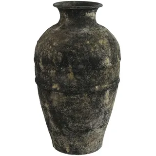 Home ESPRIT Vase Dunkelgrau Orientalische Terrakotta 26 x 26 x 46,5 cm