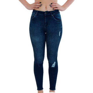 ONLY Slim-fit-Jeans Blush Mid Ank Raw blau MBodycheck