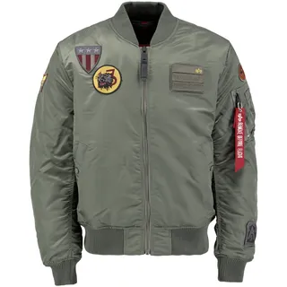 Bomberjacke ALPHA INDUSTRIES "Alpha Industries Men - Bomber & Flight Jackets MA-1 Air Force" Gr. XL, grün (vintage green) Herren Jacken Übergangsjacken