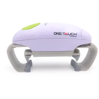 ONE TOUCH KC12 Elektrischer Glasöffner "Freihändig" - Mühelos per Knopfdruck auf den grünen Knopf - ideal für Menschen mit Greifproblemen