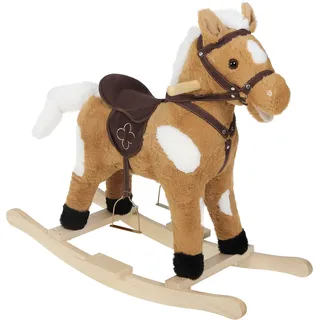 Schaukelpferd Schaukeltier Baby Schaukelspielzeug mit Tiergeräuschen KSF003