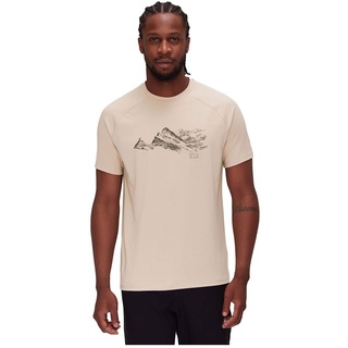 Mammut Mountain Finsteraarhorn Short Sleeve T-shirt Beige XL Mann