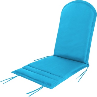 Aspero Hochlehnerauflage Stuhlauflage für Adirondack Gartenstuhl Catania, Auflage passend für Adirondack-Stühle blau
